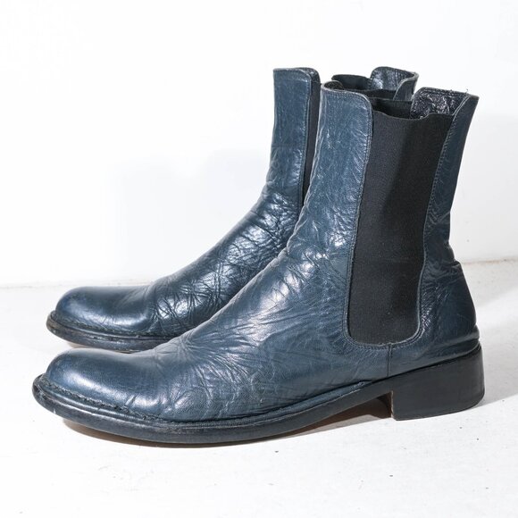 Rocco P. Chelsea Ankle Boots in Midnight Blue - 40 - Picture 2 of 8
